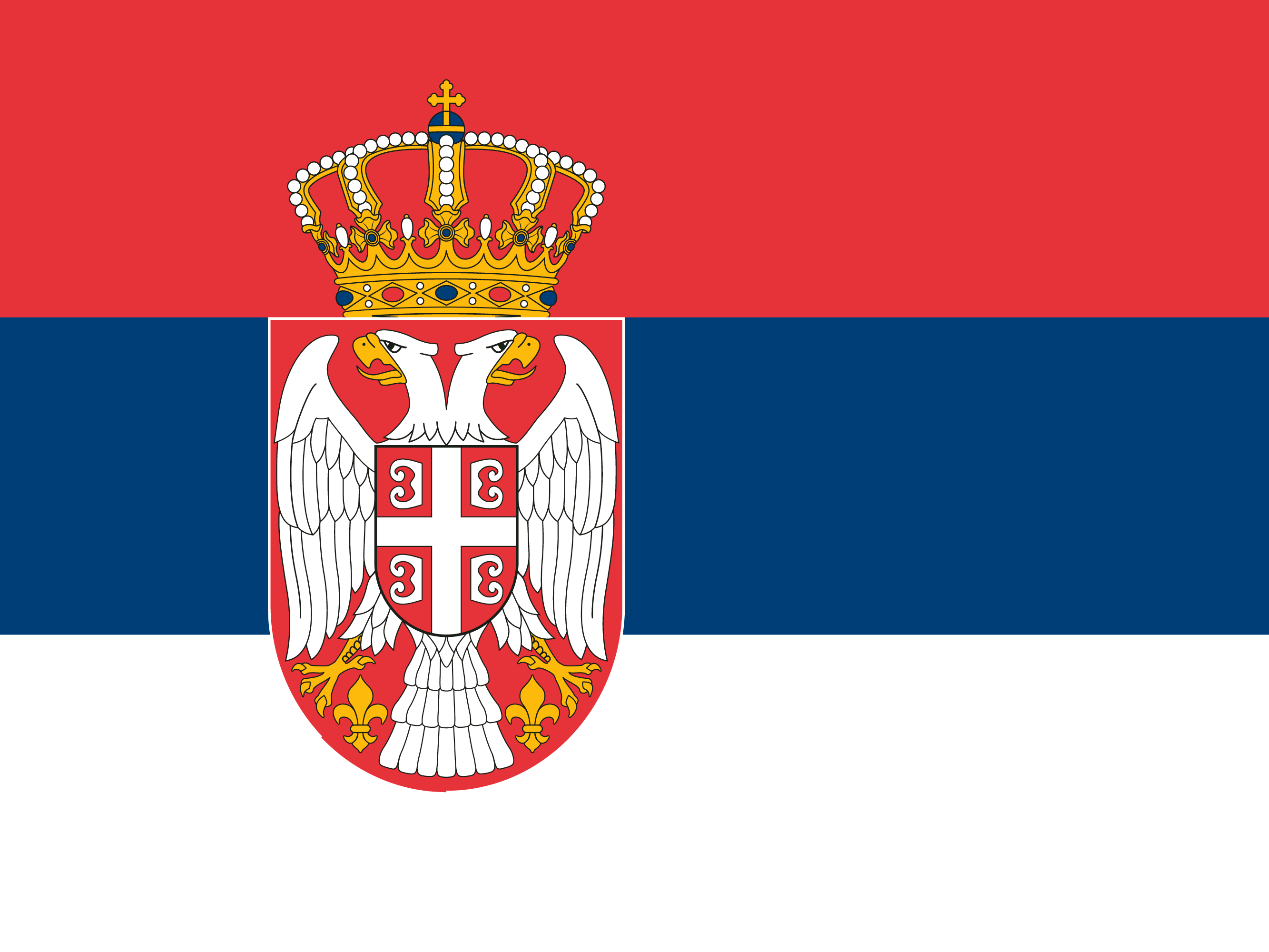 Сербия флаг