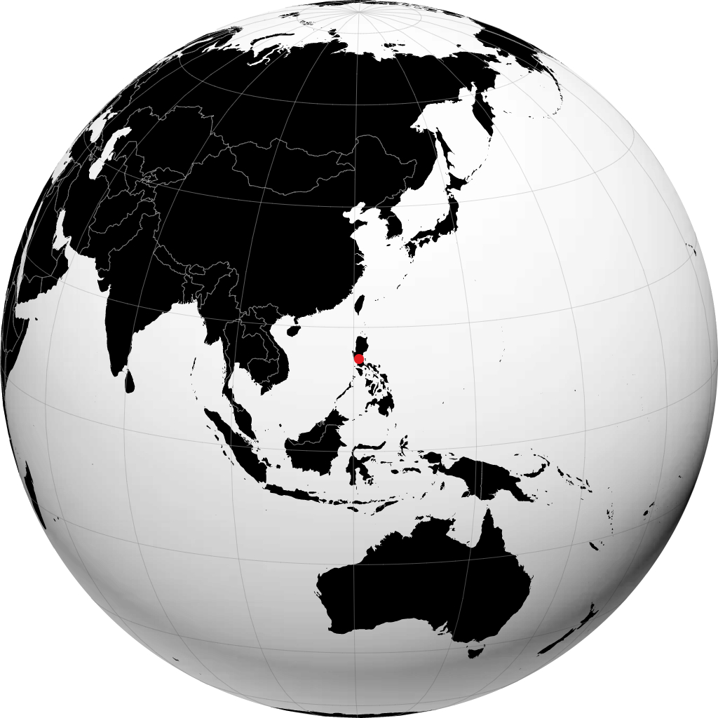 Балиуаг на глобусе