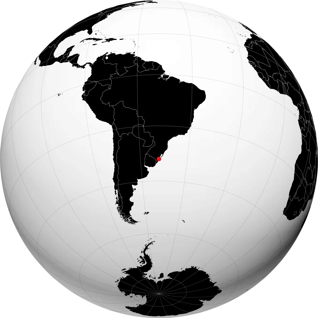 Рио-Гранде на глобусе