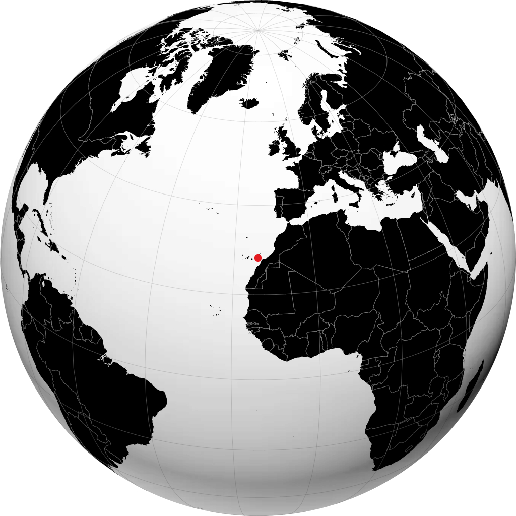 Гран-Тарахаль на глобусе