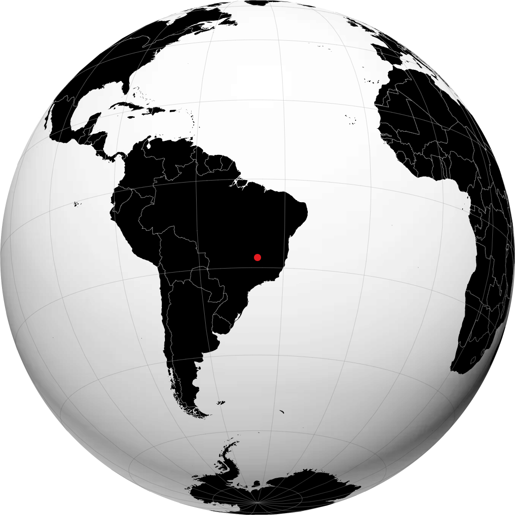 Жуан-Пиньейру на глобусе