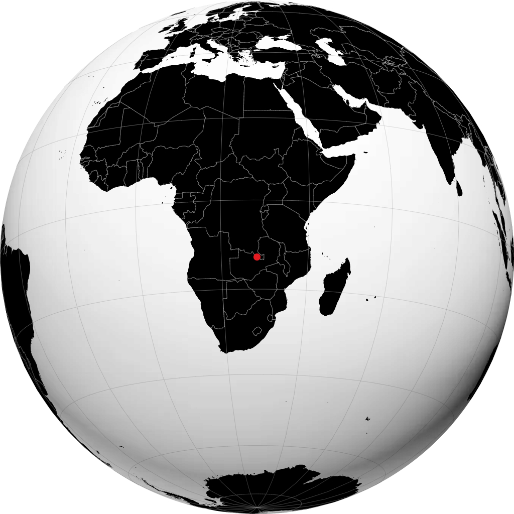 Китве-Нкана на глобусе