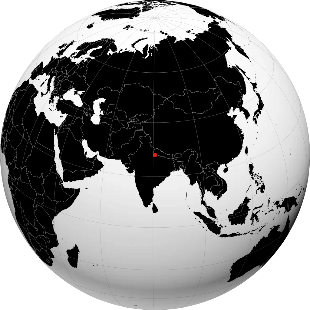 Лакхимпур на глобусе