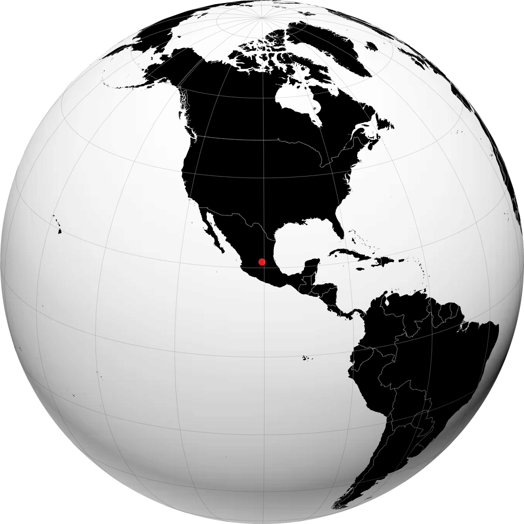 Сан Луис де ла Пас на глобусе