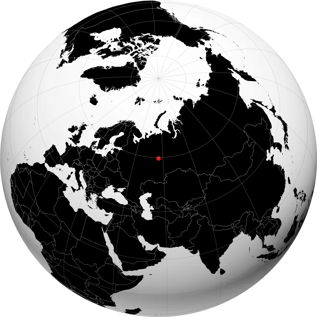 Соликамск на глобусе