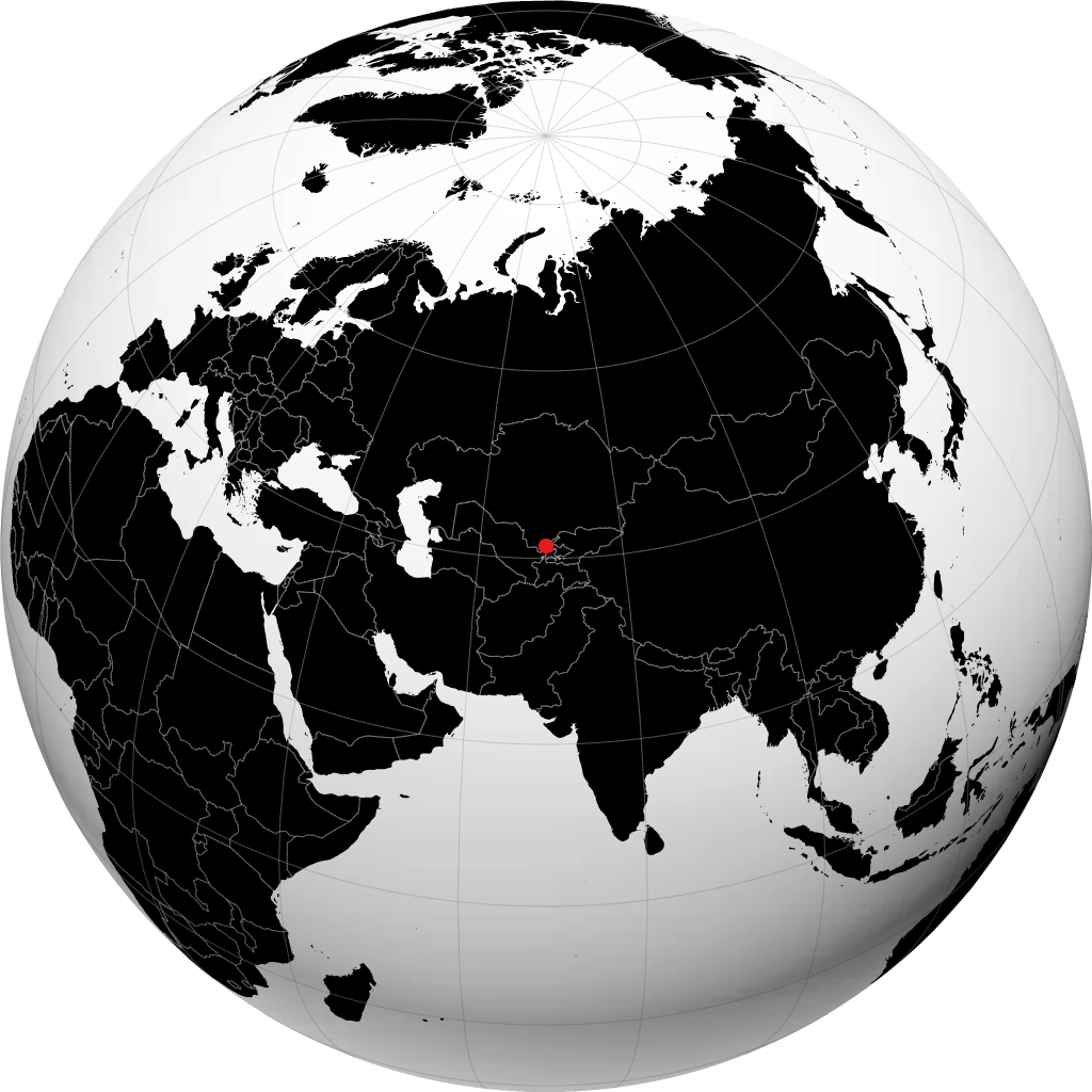 Ташкент на глобусе
