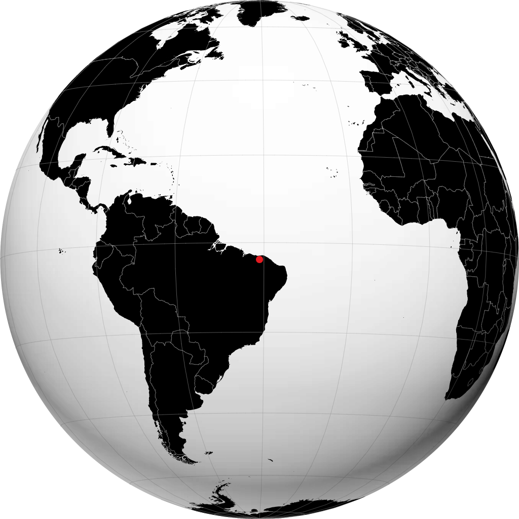 Тьянгуа на глобусе