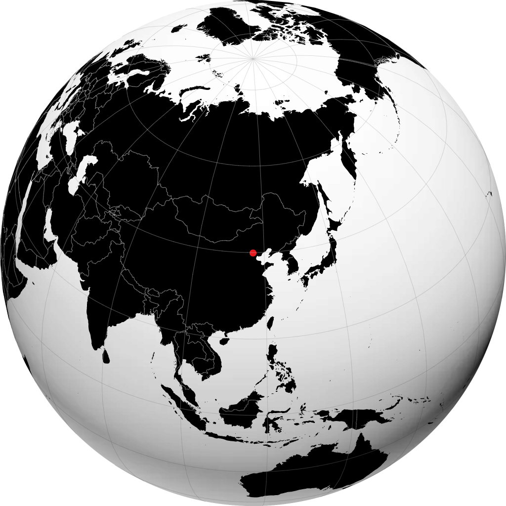 Тунчжоу на глобусе