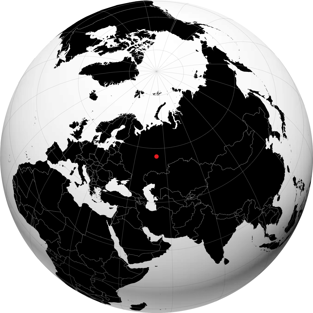 Воткинск на глобусе