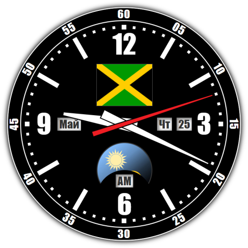 Ямайка — точное время с секундами онлайн.