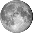 Убывающая Луна, освещенность 98.4%